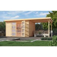 Weka Gartenhaus 321 Mit 230 Cm Anbau 19 Mm Mein Gartenshop24 De Flachdach Gartenhaus Gartenhaus Weka Gartenhaus