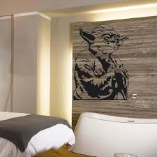 Minimal star wars room decor keeps with the theme without going overboard. Large Yoda Star Wars Childrens Bedroom Wall Mural Sticker Transfer Vinyl Cut Decal Stencil Home Decor Home Decor Childrens Bedroomwall Mural Aliexpress