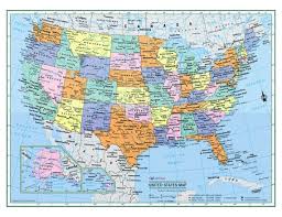 Read reviews and view photos. United States Wall Map Usa Poster Large Print Etsy