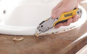 In the kitchen, a line of silicone caulk around the sink or between the backsplash and countertop can protect against water damage to drywall, backerboard or wood cabinets. How To Caulk Like A Professional The Home Depot