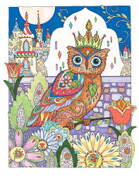 The article portrays this bird in both realistic and cartoon forms. Pin By Adri V D S On Marjorie Sarnat Coloring Pages Owl Coloring Pages Coloring Books Creative Haven Coloring Books