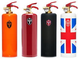 Designer Fire Extinguishers Covered In Leather Fire Extinguishers Extinguisher Fire Extinguisher