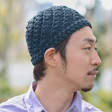 Cotton Skull Cap Kufi Hand Sewn Beanie Hat Thick Knit Mens Etsy Crochet Mens Hat Skull Cap Knitting