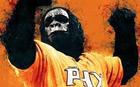 This is the largest response for the phoenix fire department in history. Download Wallpapers Go The Gorilla Official Mascot Phoenix Suns 4k Art Nba Usa Grunge Art Symbol Orange Background Paint Art National Basketball Association Nba Mascots Phoenix Suns Mascot Basketball For Desktop Free