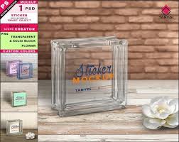 Decorative Glass Block Photoshop Sticker Mockup Glass Block On Table Png Transparent Solid Glass Block Scene Creator Gb 1 Decorative Glass Blocks Glass Blocks Glass Decor