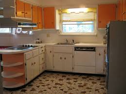 surprising retro orange kitchen