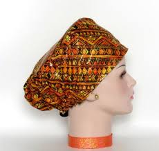 Euro Style Silky Knit Scrub Hat-multi Color Tribal Design Hologram Scrub  Cap-doctor, Nurse, Vet, Tech, OR Scrub Hat/cap- Adjustable