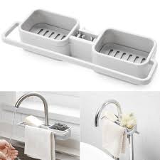 A storage idea for every kitchen item. Telescopic Sink Caddy Organiser Sponges Soap Holder Adjustable Sink Shelf Faucet Drain Rack For Kitchen Bathroom Sink Storage Basket Home Kitchen Cutlery Racks