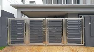 Customized pagar round modern design steel pipe railing for home. Facebook