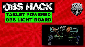 Download and install the camera for obs studio ios app. How To Build A Tablet Powered Lightboard For Obs Youtube