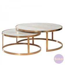 Allure Marble Nest Coffee Table Coffee Side Tables Sokol Nesting Coffee Tables Marble Coffee Table Coffee Table