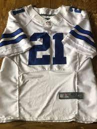 Ezekiel Elliot On Field Dallas Cowboys Jersey Jersey Is A Medium In Size All Sewn Nike Elite Model No Signs Of Wear Or Sta Jersey Dallas Cowboys Nike Elite