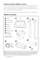 Bissell Air Ram Cordless Vacuum Charger Storing The Brush Bar Hole Plug Bissell Airram Cordless Vacuum 1984 Support