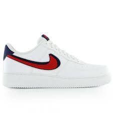 Nike Air Force 1 07 Lv8 White University Red Blue Void Nike Air Force Outfit Nike Air Force 1 Outfit Nike Air Force One