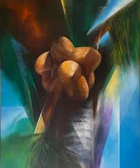 Today we highlight the work and life of one of Jamaica's leading  abstractionist painters, George Rodney ❤️. George @georgerodney has been a  longtime friend of the family, particularly my mom, and stalwart