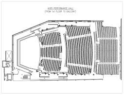 Special Events Auer Performance Hall Seating Chart