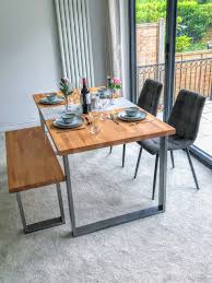 Save an extra £100 on current price! Solid Beech Dining Table Set Poyta