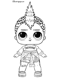 Coloring and drawing lol surprise dolls diva coloring page for kidsplease subscribe for more videos. Lol Diva Coloring Page Google Search Unicorn Coloring Pages Coloring Pages For Boys Punk Boy