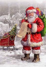 Love This Santa S Sweet Face Vintage Christmas Christmas Magic Christmas Scenes
