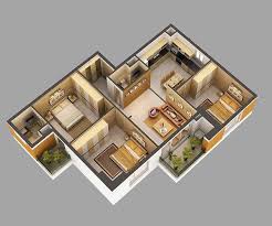 3d Model Home Interior Fully Furnished 3d Model Max 1 Rustic Apartment House Interior Design Pictures Interior Design Philippines