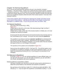Many reactions reach a state of balance or dynamic equilibrium in which both reactants and products are present. Chapter 19 Chemical Equilibrium