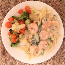 It combines the most flavorful, simple marinara sauce with tasty sauteed here's a seriously easy shrimp recipe using lemon and garlic: Easy Healthy Shrimp Alfredo Herb Fettuccine Sauce With Clean Eating Ingredients Parenting Diabetes Sylvia White Registered Dietitian And Certified Diabetes Educator