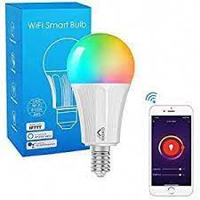 moko wlan smart birne e14 9w dimmbar led farblicht warm licht app fernbedienung und sprachsteuerung kompatibel mit alexa echo google casa inteligente callejeros