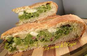 Prova la nostra pizza di farina di piselli. Pizza Di Pasqua Piselli E Uova La Cucina Di Regine Pizza Di Pasqua Pizza Ripiena Pizza