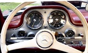 Dashboard Of The 1954 Mercedes Gullwing 300sl Mercedes 300sl Mercedes Car In The World