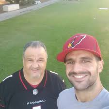 With Zak at the Cardinals game