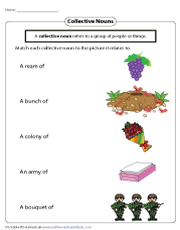 collective nouns worksheets