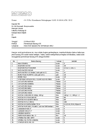 We did not find results for: Contoh Nota Dinas Permintaan Barang Aneka Macam Contoh