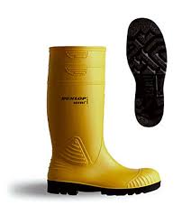 Dunlop Acifort Heavy Duty Yellow Wellington Boot
