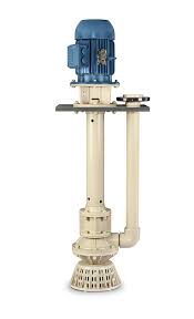 Corrosion resistant vertical chemical pump
