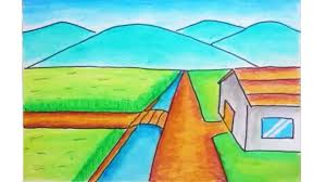 1.3 contoh gambar pemandangan gunung hitam putih 1.9 gambar pemandangan alam untuk anak sd menggambar pemandangan gunung untuk anak tk dan sd 04 05 2019 kami memberikan kumpulan gambar untuk diwarnai dalam berbagai kategori mewarnai pemandangan alam contoh gambar. Sawah Gambar Pemandangan Gunung Yang Mudah Greatnesia