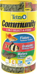 Great savings free delivery / collection on many items. Tetra Community Select A Food Tropical Fish Food 3 25 Oz Jar Chewy Com