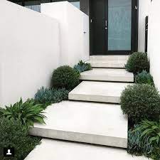 Designed By Franklinld Maintained By Franklingardenmaintenance Steps Stepup Concrete Landscapedes Modern Landscaping Exterior Stairs Front Yard Design