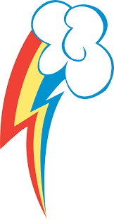 Rainbow Dash Cutie Mark Vector By Gandodepth Deviantart Com On Deviantart Rainbow Dash My Little Pony Costume Little Pony Birthday Party