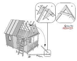 How To Build A Gable Roof Gable Roof Structure Roof Rafters Small House Roof Framing Roof Framing Roof Structure Gable Roof
