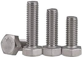 Hex Head Cap Screws Stainless Steel A2 Thread Size M8 Coarse Thread M8 1 25 X Choose Length Plain Finish Metric