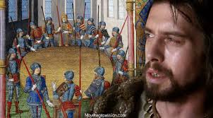 Une citation du roi Arthur tirée de l'Excalibur de Boorman