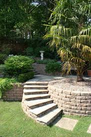 Sloping Garden Design Ideas Solution To Create Small Sloping Garden Design Ideas Is With Retaini Sloped Backyard Sloped Backyard Landscaping Sloped Garden