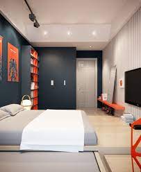 A Stylish Apartment With Classic Design Features Modern Bedroom Design Boy Bedroom Design Bedroom Interior
