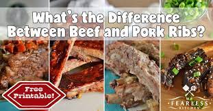 Beef short ribs are cut from the same rib but further down on the steer. What S The Difference Between Beef And Pork Ribs My Fearless Kitchen
