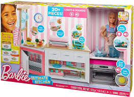Barbie Metiers Coffret Poupee Cheffe Avec Kit Cuisine Kit Cuisine Cuisine Barbie Barbie