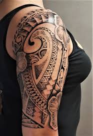 Polynesien Femme Art Flat Tatouage