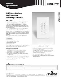 Hxc4d 1tw Leviton Com