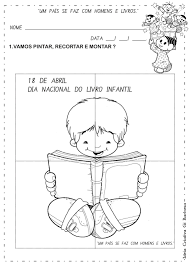Produtos com atividades e entretenimento para a quarentena. Apostila De Atividades Dia Do Livro Infantil Com Ilustracoes De Turma Da Monica E Turma Do Sitio