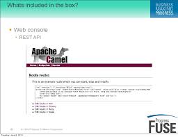 In this tutorial, we show you how to integrate hibernate. Apache Camel Fuse Community Day London 2010 Presentation