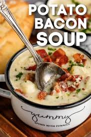 Drain off all but about 2 tbsp of bacon grease. Creamy Potato Bacon Soup Spend With Pennies